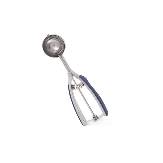 M5335-BL - Millvado - SS Ice Cream Scoop With Soft Grip Handles, Medium 1.9'' Dia Blue