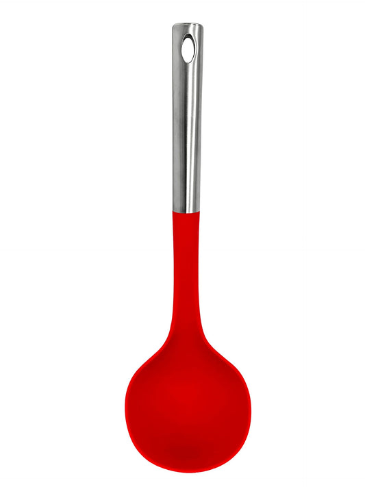 M8571/E - Millvado - Nylon Utensils SS Handle, Soup Ladle, Red, 13""L,