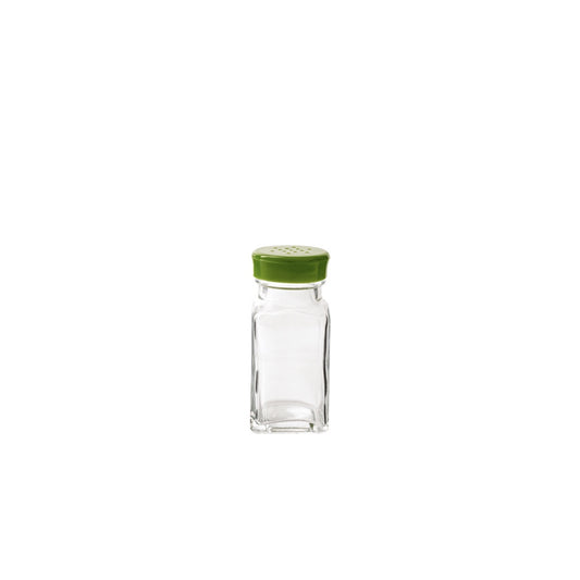 TR-07121008 - Trudeau - Glass, Wink Salt & Pepper Shaker, Green Top