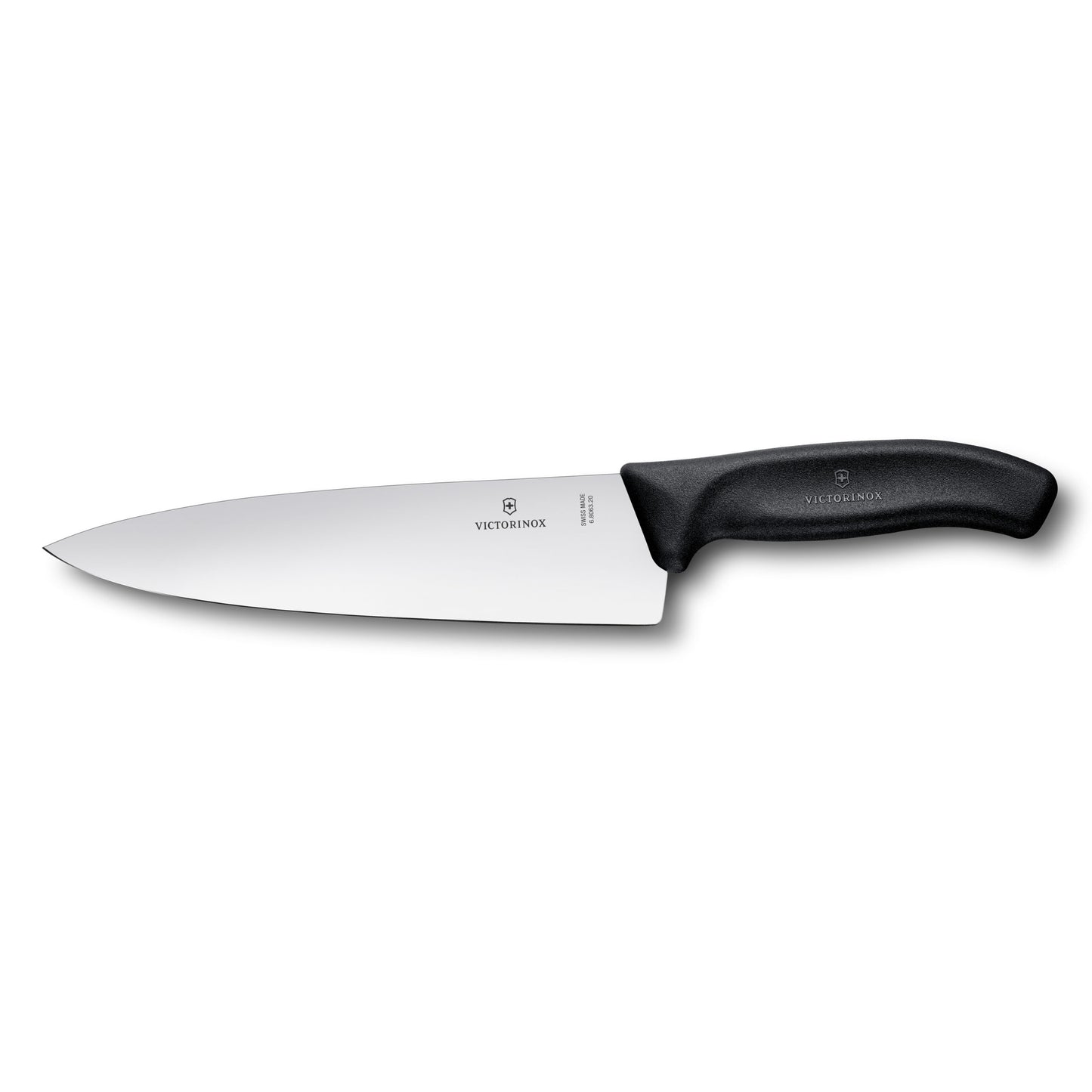 6.8063.20B - Swiss Classic Chef Knife, Straight, 8 "", Black (Blistered Pkg)