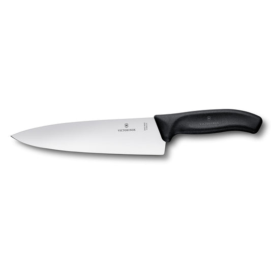 6.8063.20B - Swiss Classic Chef Knife, Straight, 8 "", Black (Blistered Pkg)