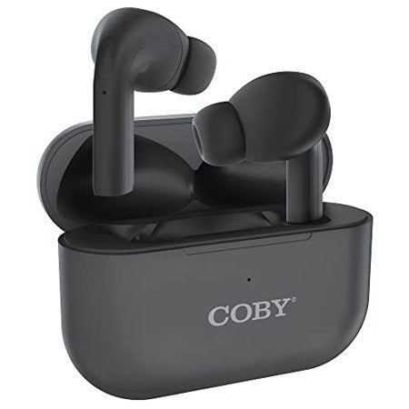 COBY-CETW517BK - Coby True Wireless Earbuds w Charging Case Black