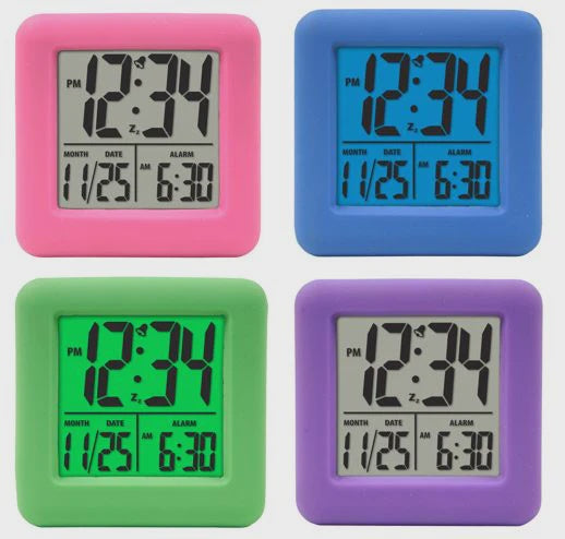 EQU709009AST - Soft Cube LCD Alarm Clock