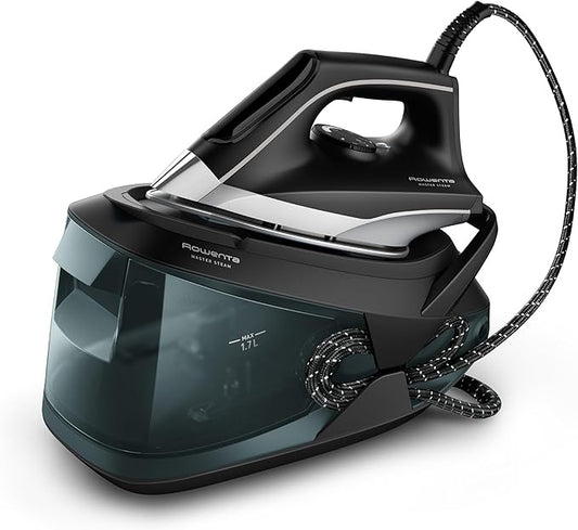 VR8338 - Rowenta Iron Steamer for Clothes, Master Steam Station, Professional Steam Iron