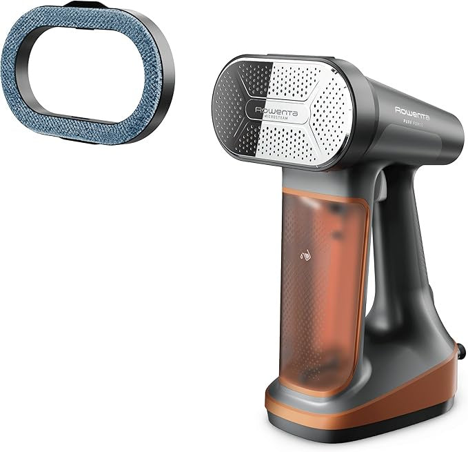 DR8855 - 3in1 Hand Held, Clothing Steamer, Ironing, Lint Remover, 7.1Oz Tank. Black&Copper,