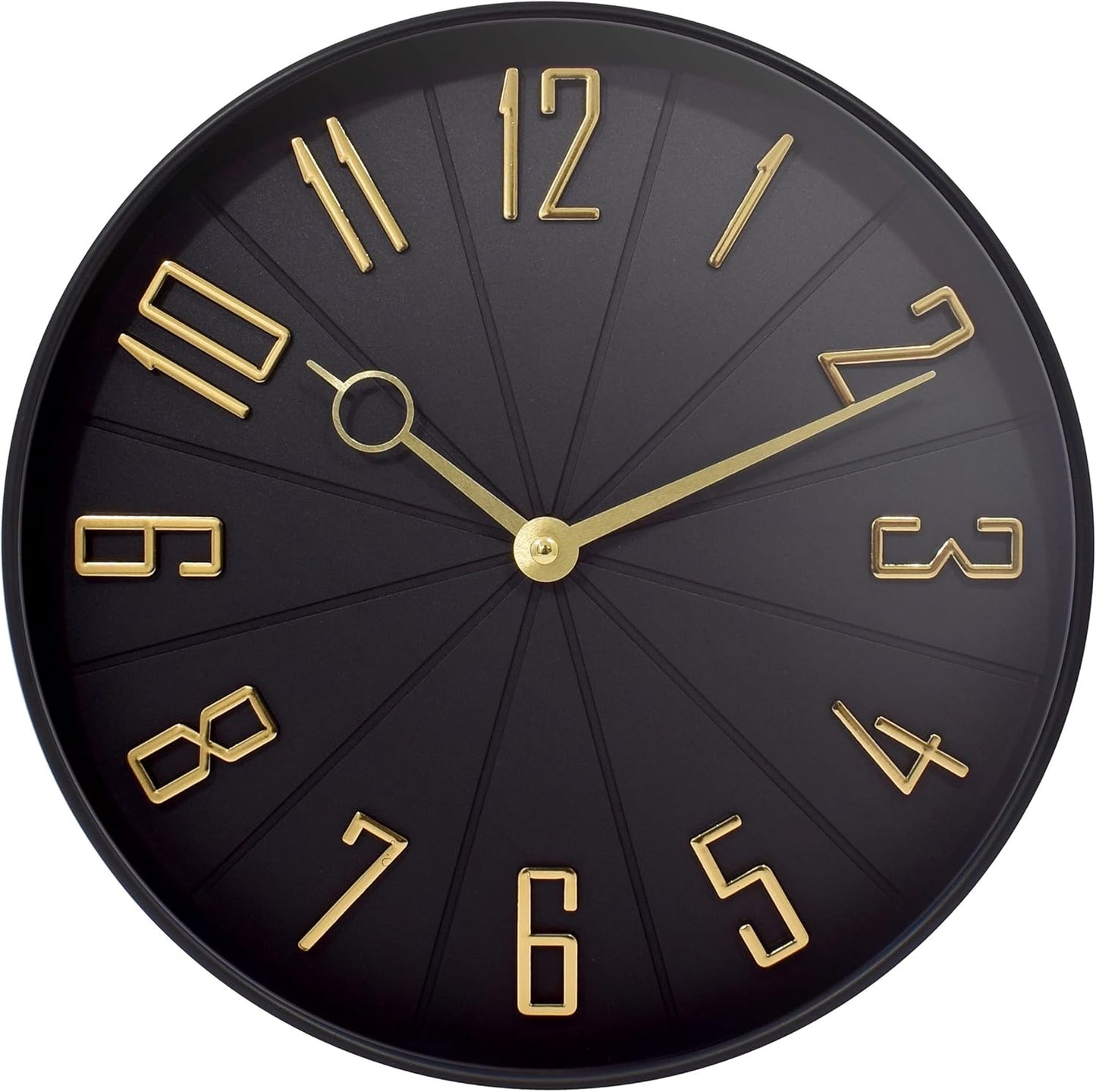 WESTCLOX32256 - 12" Black Modern Wall Clock