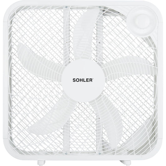 SFB20W - Sohler 20" Box Fan White