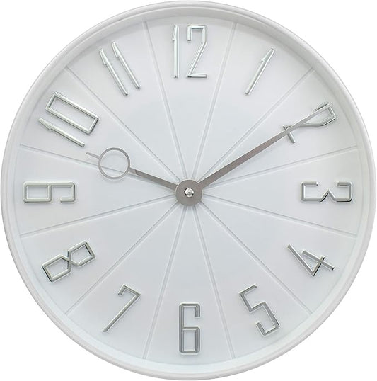 WESTCLOX32256W - 12" White Modern Wall Clock