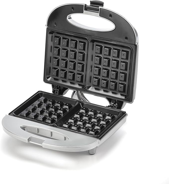 77086 - Zenith Waffle Maker Zera Silver-Black