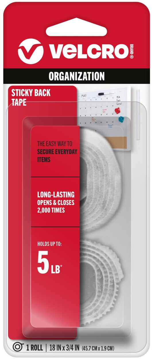 VEL90079 - VELCRO-3/4×18″ TAPE – WHITE