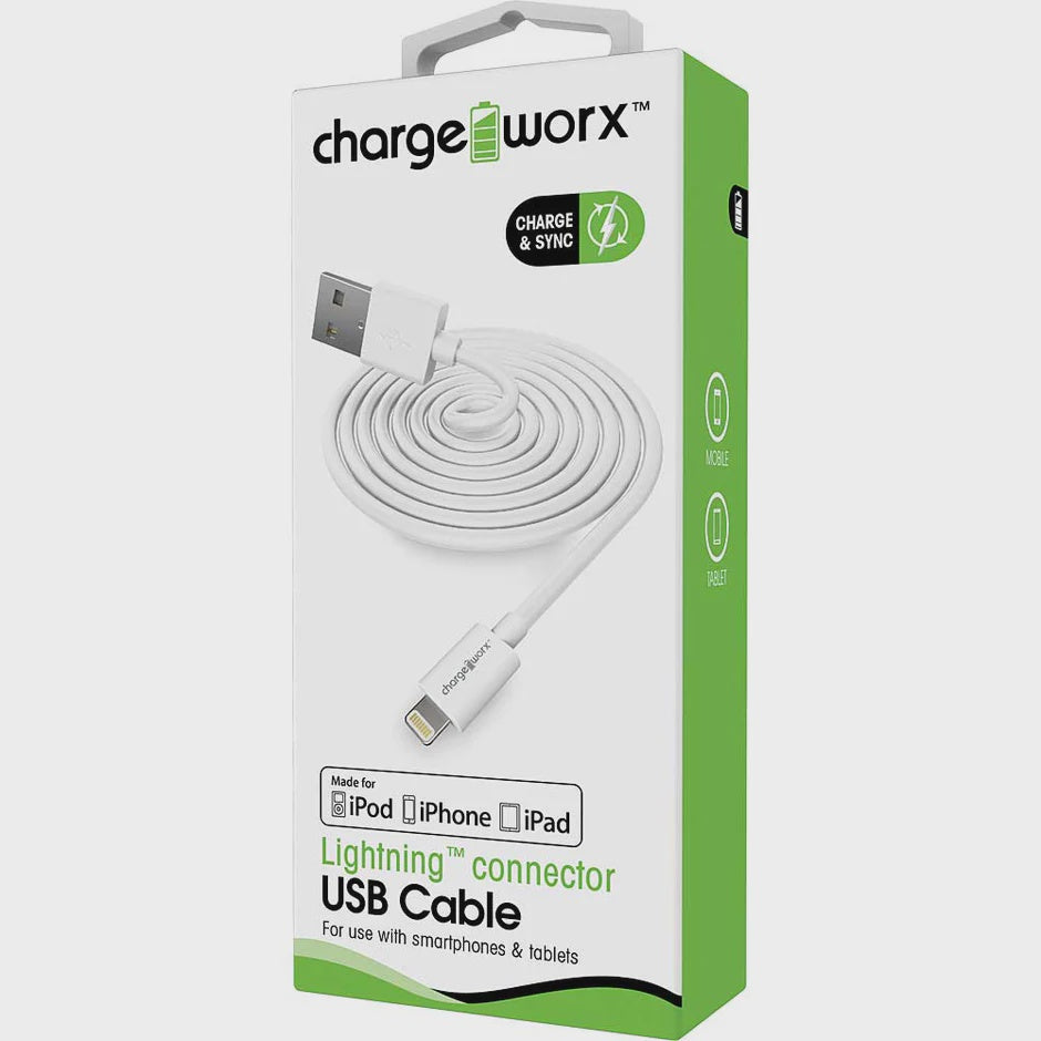 CHA-CX4600WH - Sync & Charge Cable Lightning 3Ft White