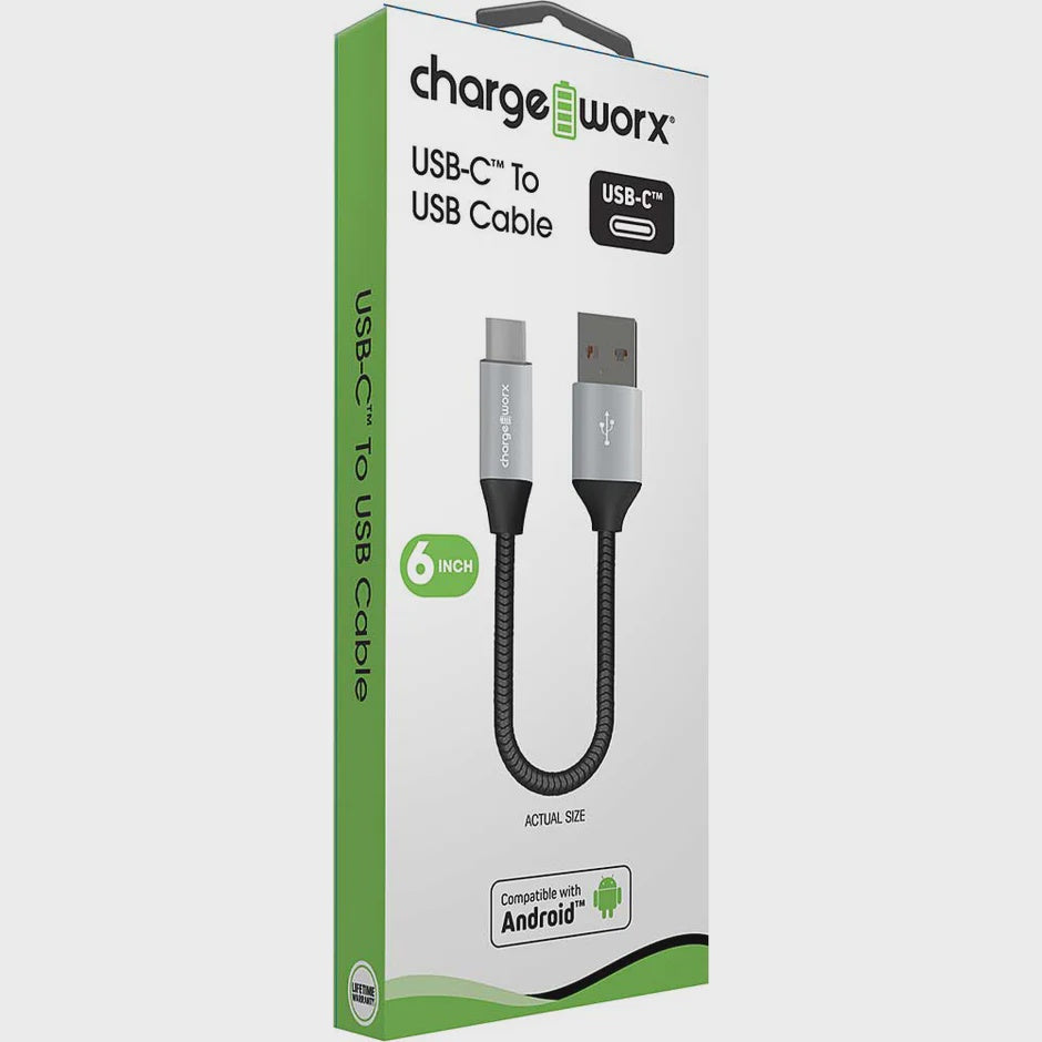 CHA-CX4862BK - 6 inch USB C Cable