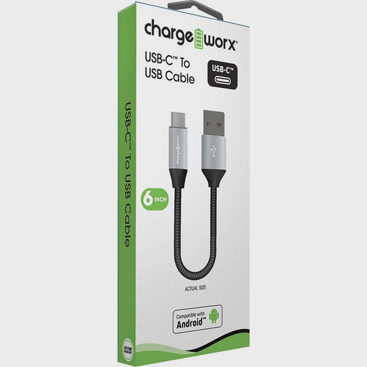 CHA-CX4862BK - 6 inch USB C Cable