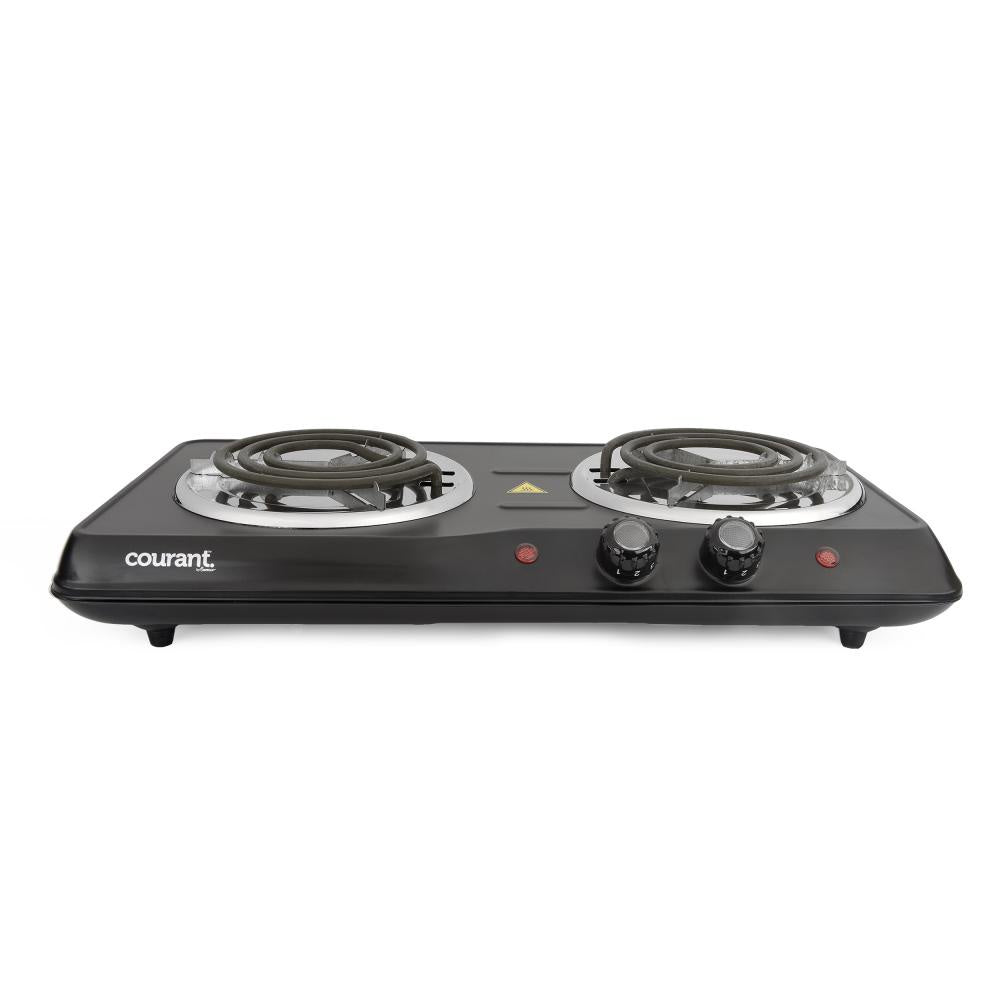 COUCEB2183K - COURANT ELECTRIC DOUBLE BURNER, BLACK