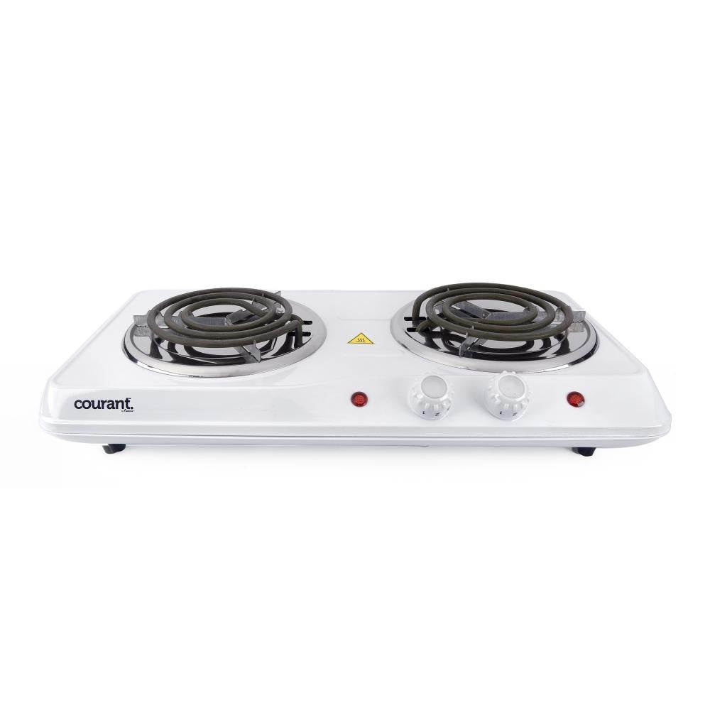 COUCEB2183W - COURANT ELECTRIC DOUBLE BURNER, WHITE