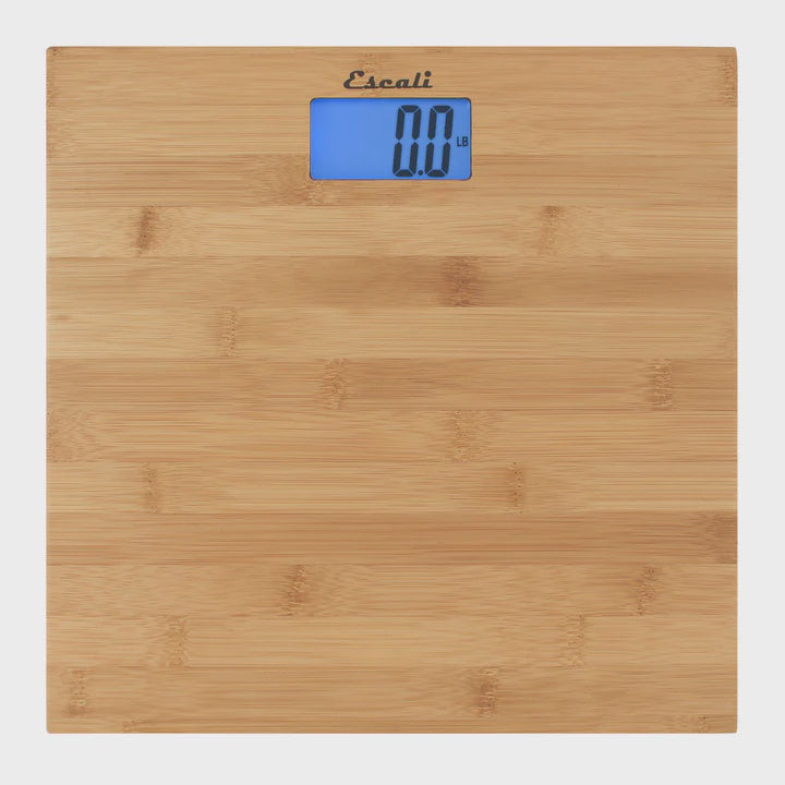 ECO200-eco, bamboo bath scale, 400 lb/200 kg