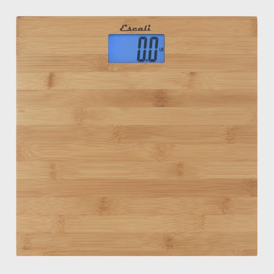ECO200-eco, bamboo bath scale, 400 lb/200 kg
