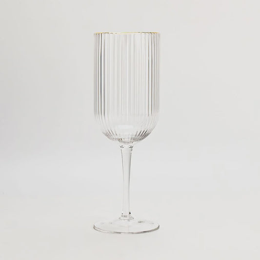 K-GCW-01-GD - Elegant Wine Glass 6pk Gold