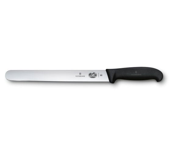 5.4203.25 - Fibrox Pro Slicing Knife, Straight, Round Tip,10 Inch Black