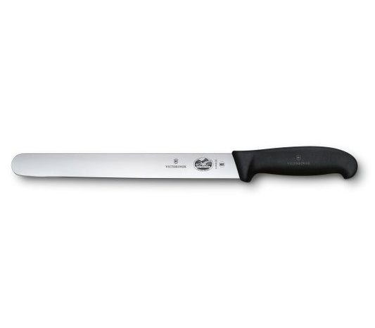 5.4203.25 - Fibrox Pro Slicing Knife, Straight, Round Tip,10 Inch Black