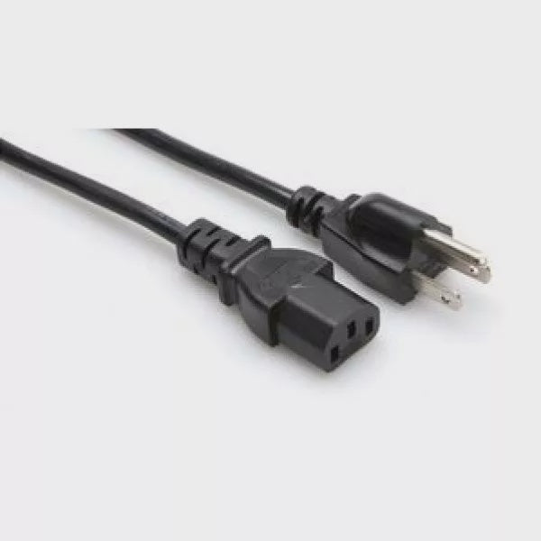 PWC-148 - POWER CORD IEC C13 - NEMA 5-15P 8FT