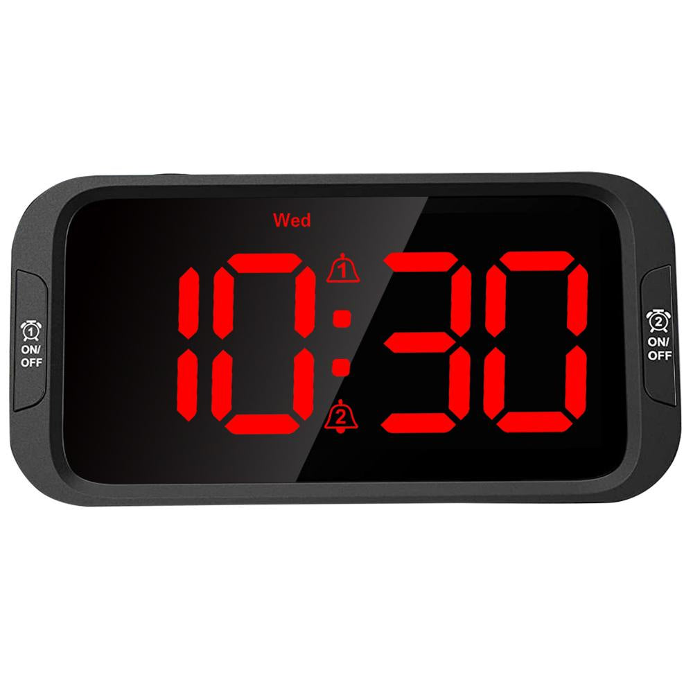 RIPWAS142K - DUAL ALARM CLOCK 1.4 INCH W'USB CHARGING