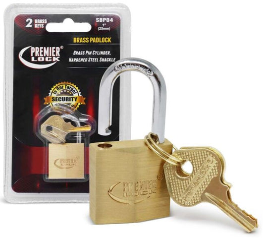 GT-SBP04 - PADLOCK-BRASS-KEYED DIFFRENTLY 1"