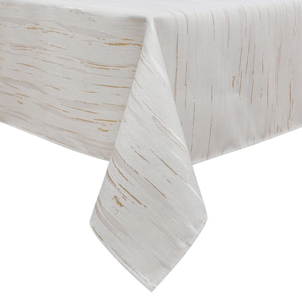 TC1391-70144 - Tablecloth Jacquard Stratus Gold 70" x 144"