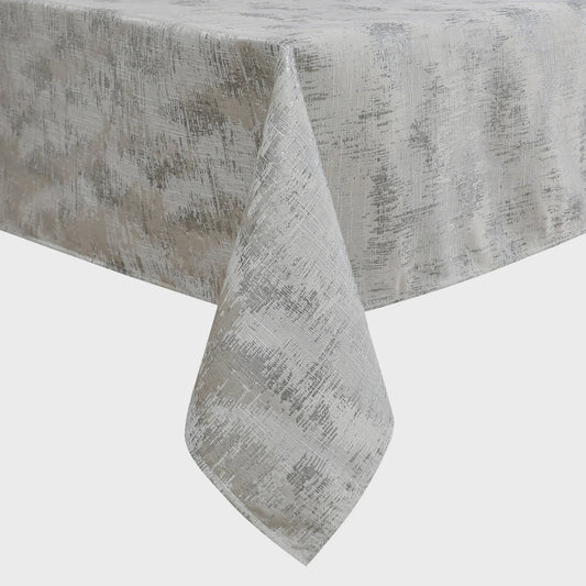TC1613-6090 - Tablecloth Jacquard Bermuda White 60" x 90"