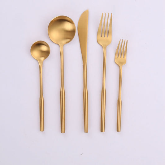 VF-20-AG-SET -  Arlington, Brushed Gold, 18/10 Flatware, 20 Pc Set,