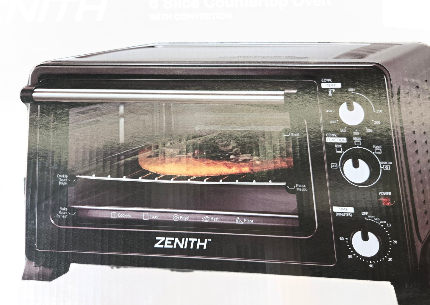 77437 - Zenith 6 slice Toaster Oven