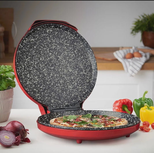 BP300-7016 - Ceramic Pizza Maker, Red