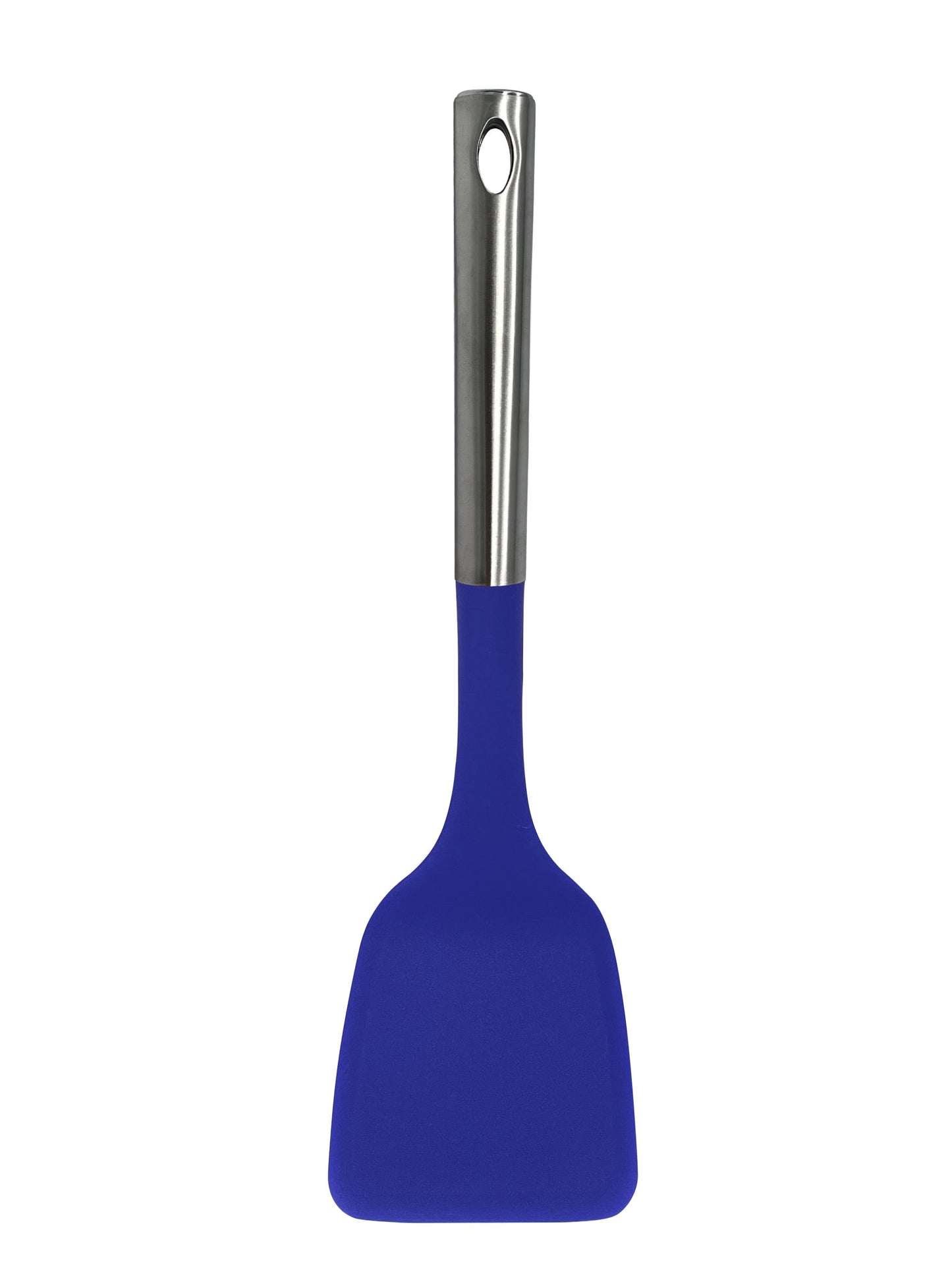 M8572/C - Millvado - Nylon Utensils SS Handle, Solid Turner, Blue,13.5''