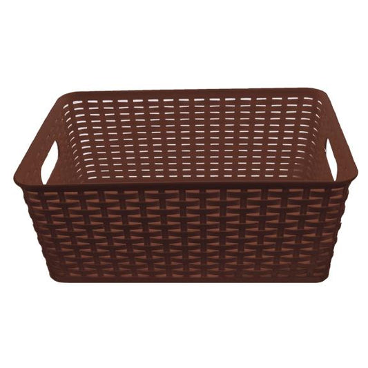 ba426brown - Rattan Basket Large Brown