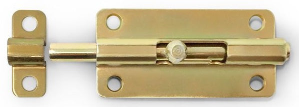 GT-B03 - BARREL BOLT-BRASS PLATED -3" ( # 90030 )