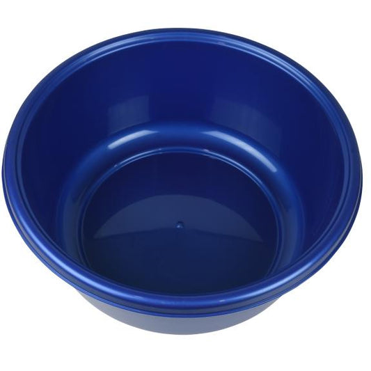 1148 - Round Plastic Wash Basin 11.25in matelnik blue