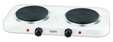 D1006W - Dominion Double Flat Burner White