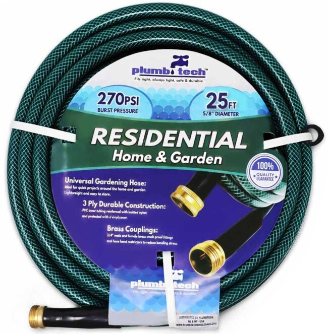 GT-GAR25 - HOSE-VINYL-5/8"-3PLY REINFORCD 25 FT