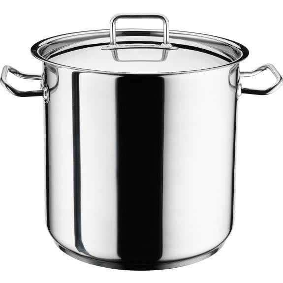 h38 - Stainless Steel Stockpot with Lid 31 Quart