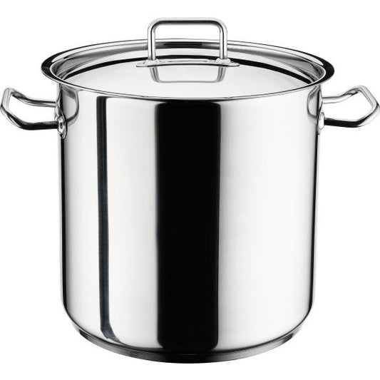 h38 - Stainless Steel Stockpot with Lid 31 Quart