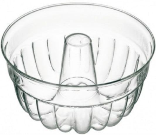 SX-5041 - Simax - Fluted Blown Glass Bundt Pan, 9.75 In/2.1 Qt