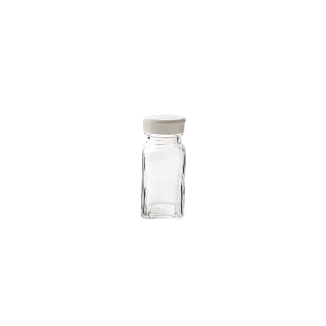 TR-07121007 - Trudeau - Glass, Wink Salt & Pepper Shaker, White Top