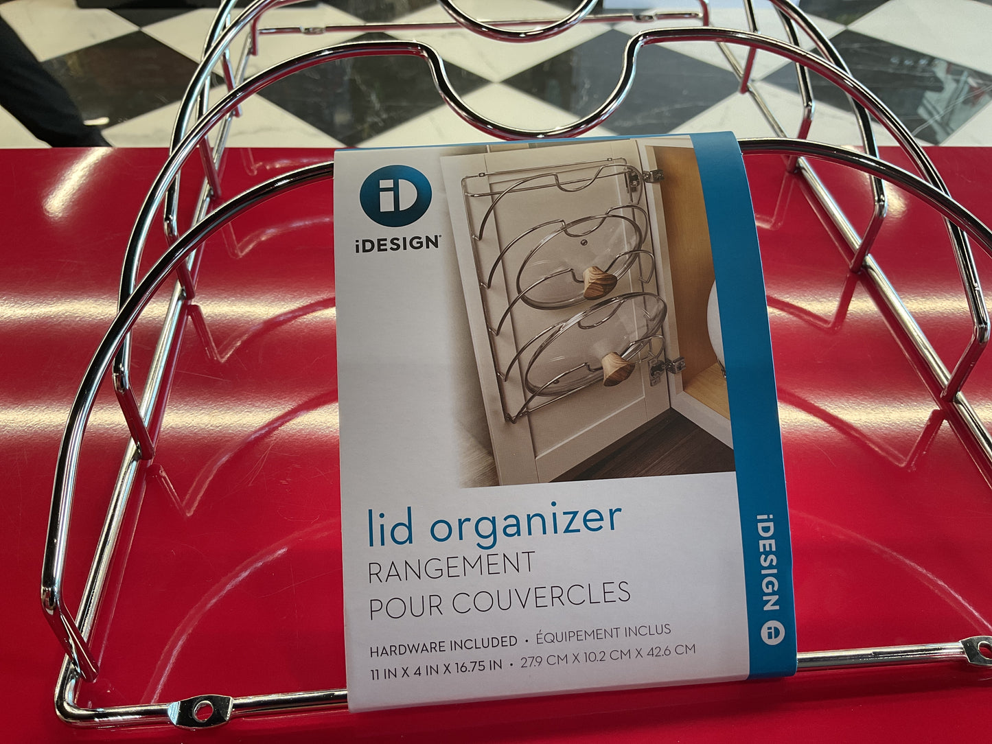 48580 - Classico cabinet lid rack chrome