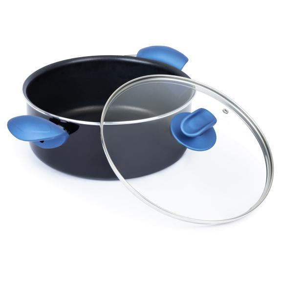 OTP9BLU - High Quality Nonstick Stockpot, 6.75 blue