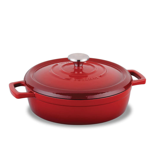 A2849-1 - Casta Grill Low Casserole 26x7 Red