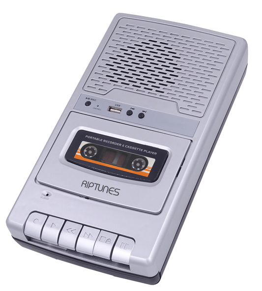 RIPRCS220S - CASSETTE PLAYER RECORDER W/USB PLAYBACK