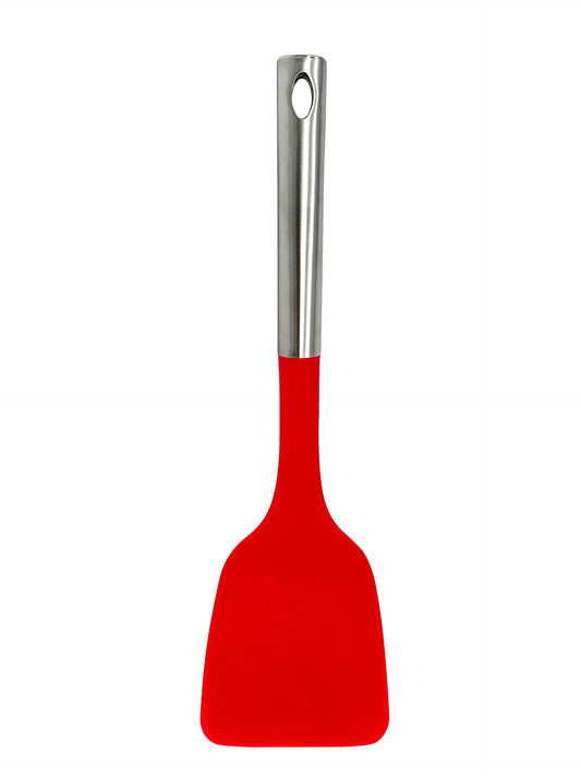 M8571/C - Millvado - Nylon Utensils SS Handle, Solid Turner, Red,13.5''