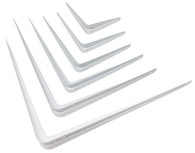 GT-SH2 - SHELF BRACKETS-WHITE-5" x 6"