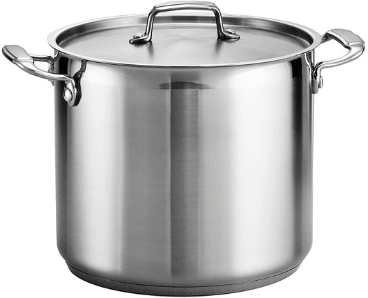 80120/000DS - SS Covered Stock Pot 12qt