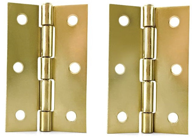 GT-HIG4 - HINGE-LOOSE PIN-UTILITY-BRASS-2.5" - 2 pk